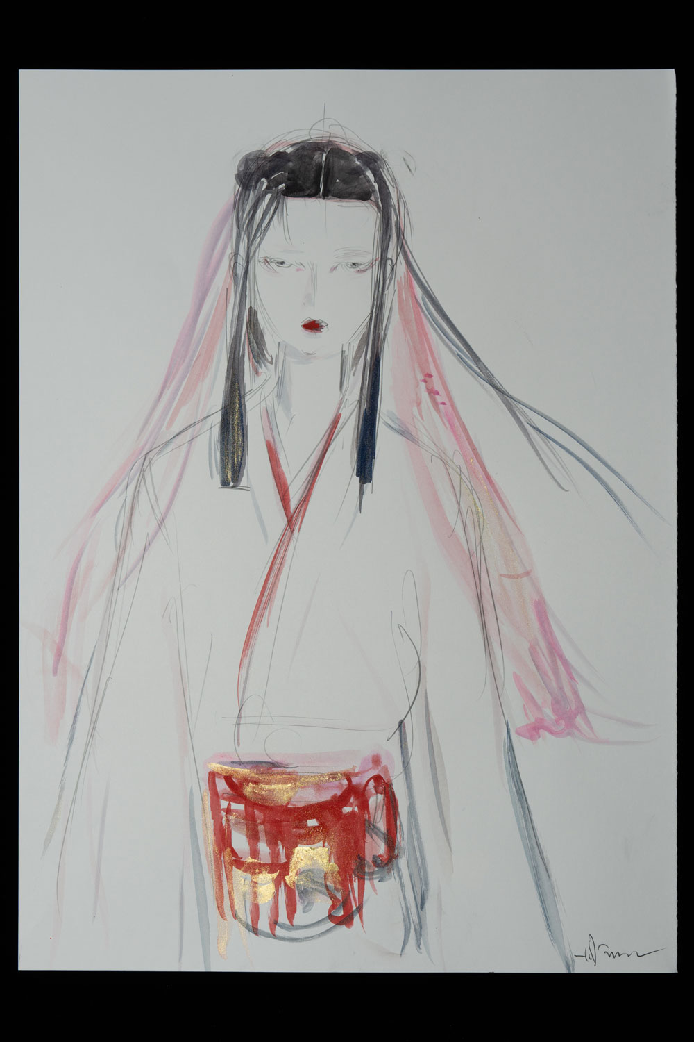 時代劇「炎かがよへ」天野喜孝が手がけたキャラクター設定画