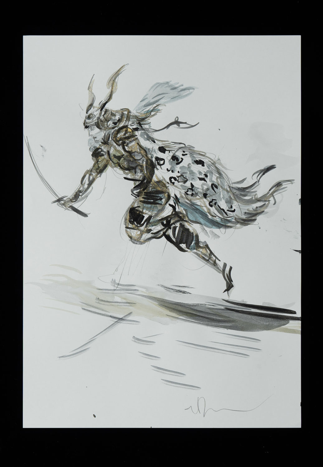 時代劇「炎かがよへ」天野喜孝が手がけたキャラクター設定画