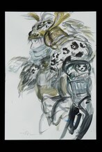 時代劇「炎かがよへ」天野喜孝が手がけたキャラクター設定画