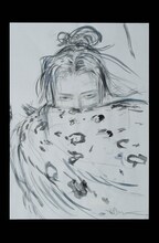 時代劇「炎かがよへ」天野喜孝が手がけたキャラクター設定画