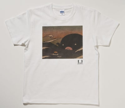 「沼の大将」Tシャツ表面（通常価格税込4400円、特別価格税込4000円）