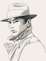 マンガ家・上條淳士による「サムライ」イラスト