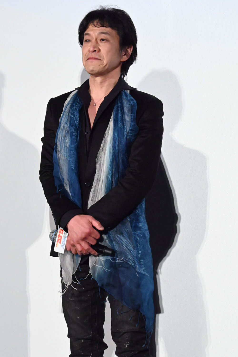 「名探偵コナン ハイウェイの堕天使」公開記念舞台挨拶に登壇した小山力也