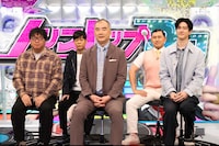 「ネプリーグSP」より、左からカンニング竹山、名倉潤、野口聡一、春日俊彰、中島裕翔