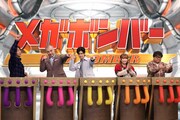 「ネプリーグSP」より、左から堀内健、野口聡一、中島裕翔、中川翔子、カンニング竹山