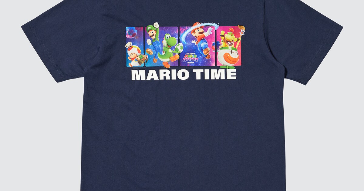 スーパーマリオギャラクシー」TシャツがUTに登場、マリオ役の宮野真守 