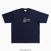 メカゴジラ Tシャツ（税込1万6500円 / ネイビー）LACOSTE 新宿店限定
