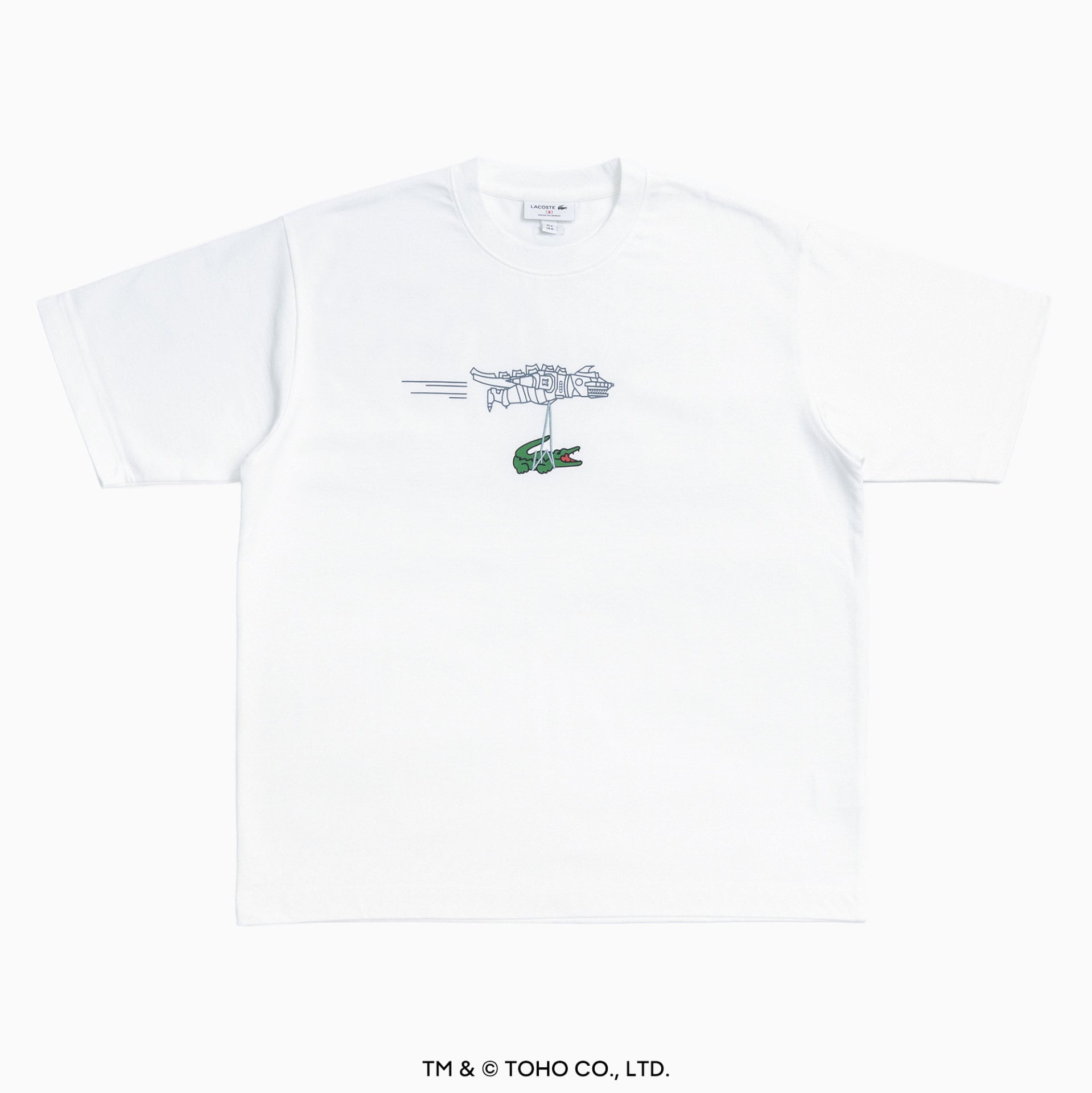 メカゴジラTシャツ　ホワイト ラコステ　ゴジラ 4 Lサイズ メカゴジラ Tシャツ（税込1万6500円 / ホワイト） [画像ギャラリー 7