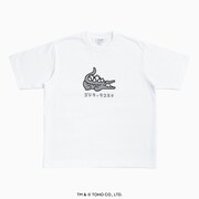 ゴジラ＋ラコステ Tシャツ（税込1万5400円 / ホワイト）
