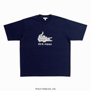 ゴジラ＋ラコステ Tシャツ（税込1万5400円 / ネイビー）
