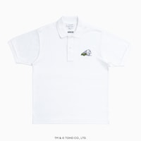 ゴジラヘッド ポロシャツ（税込2万2000円 / ホワイト）