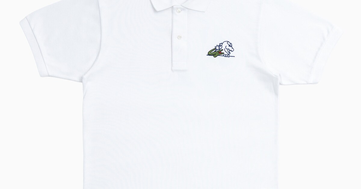 ゴジラヘッド ポロシャツ（税込2万2000円 / ホワイト） [画像 