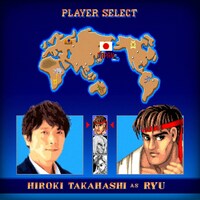 「ストリートファイター／ザ・ムービー」日本語吹替版キャスト画像。リュウの声を担当する高橋広樹