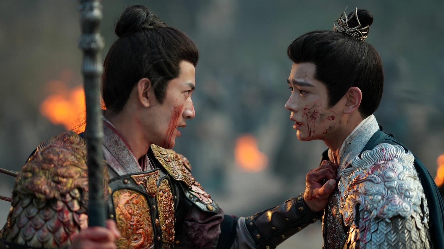 ディン・ユーシー（丁禹兮）演じる将軍家の末息子・衛韞。戦死した父と兄たちの遺志を継いで正義を求めることになる