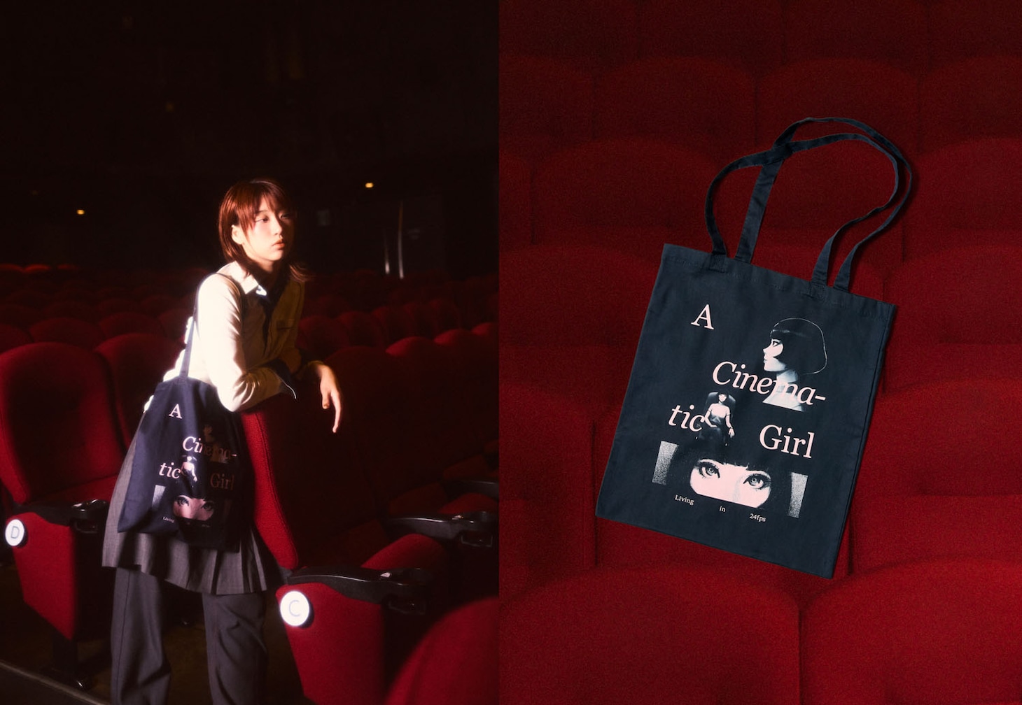 東京テアトル「A Cinematic Girl」トートバッグ（税込3200円）