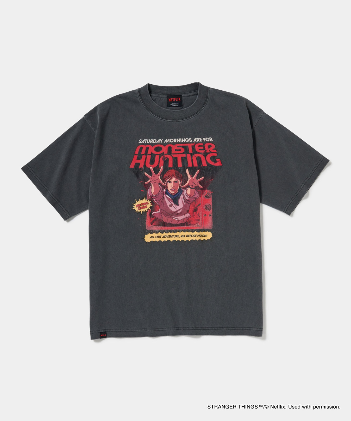「ストレンジャー・シングス 未知の世界」MONSTER HUNTING Tee ELEVEN / Size M-XL（税込7700円）