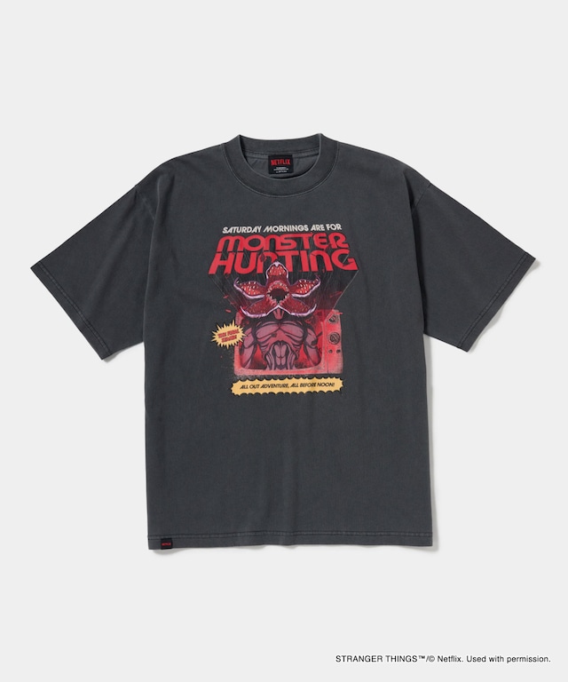 「ストレンジャー・シングス 未知の世界」MONSTER HUNTING Tee DEMOGORGON / Size M-XL（税込7700円）