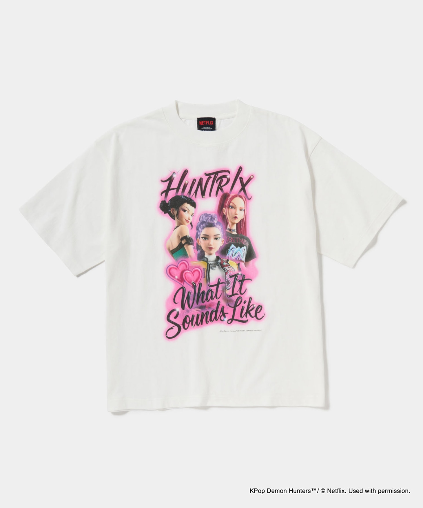 「KPOPガールズ! デーモン・ハンターズ」What It Sounds Like Tee / Size S-XL（税込7700円）