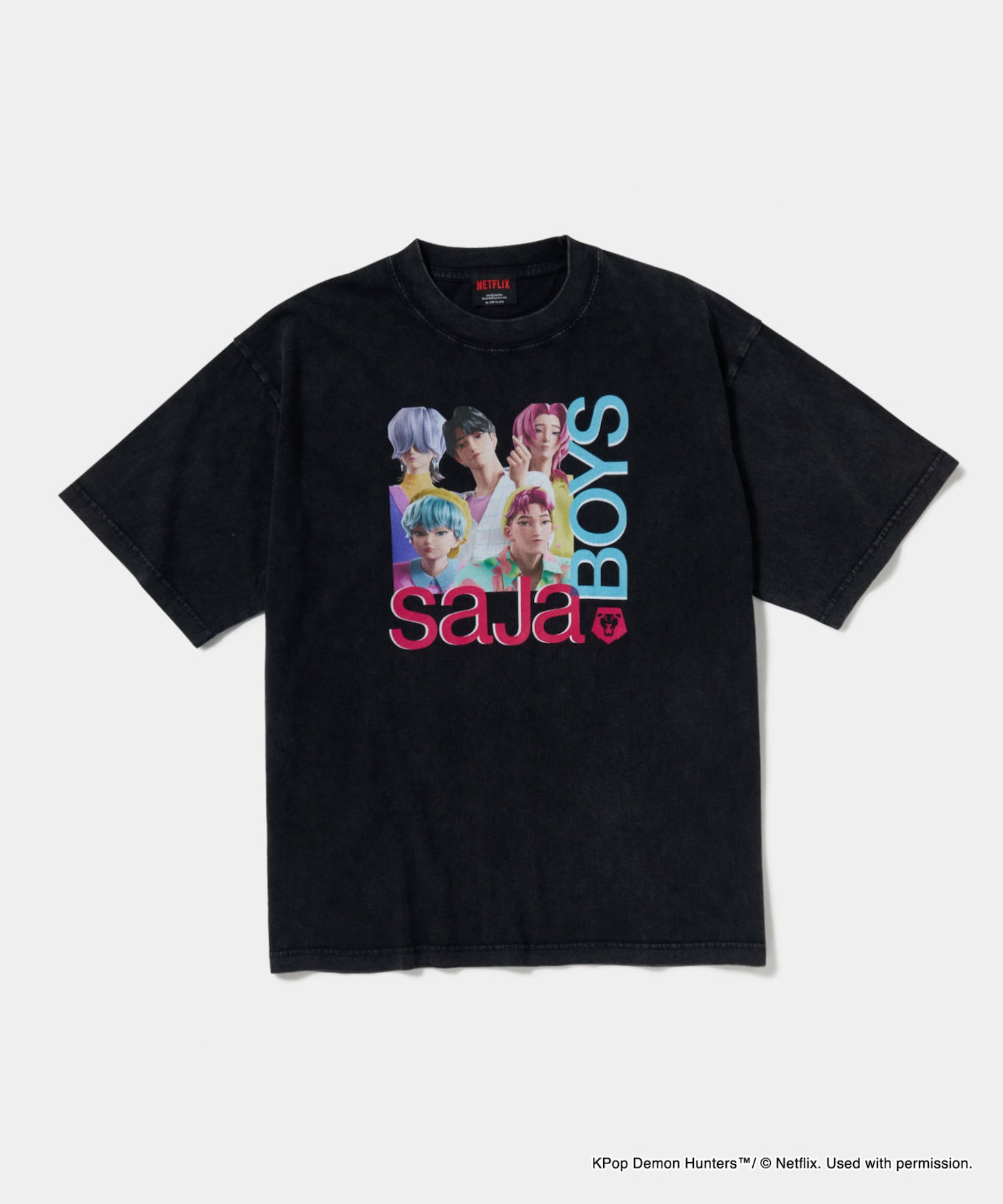 「KPOPガールズ! デーモン・ハンターズ」Saja Boys Tee / Size S-XL（税込8800円）