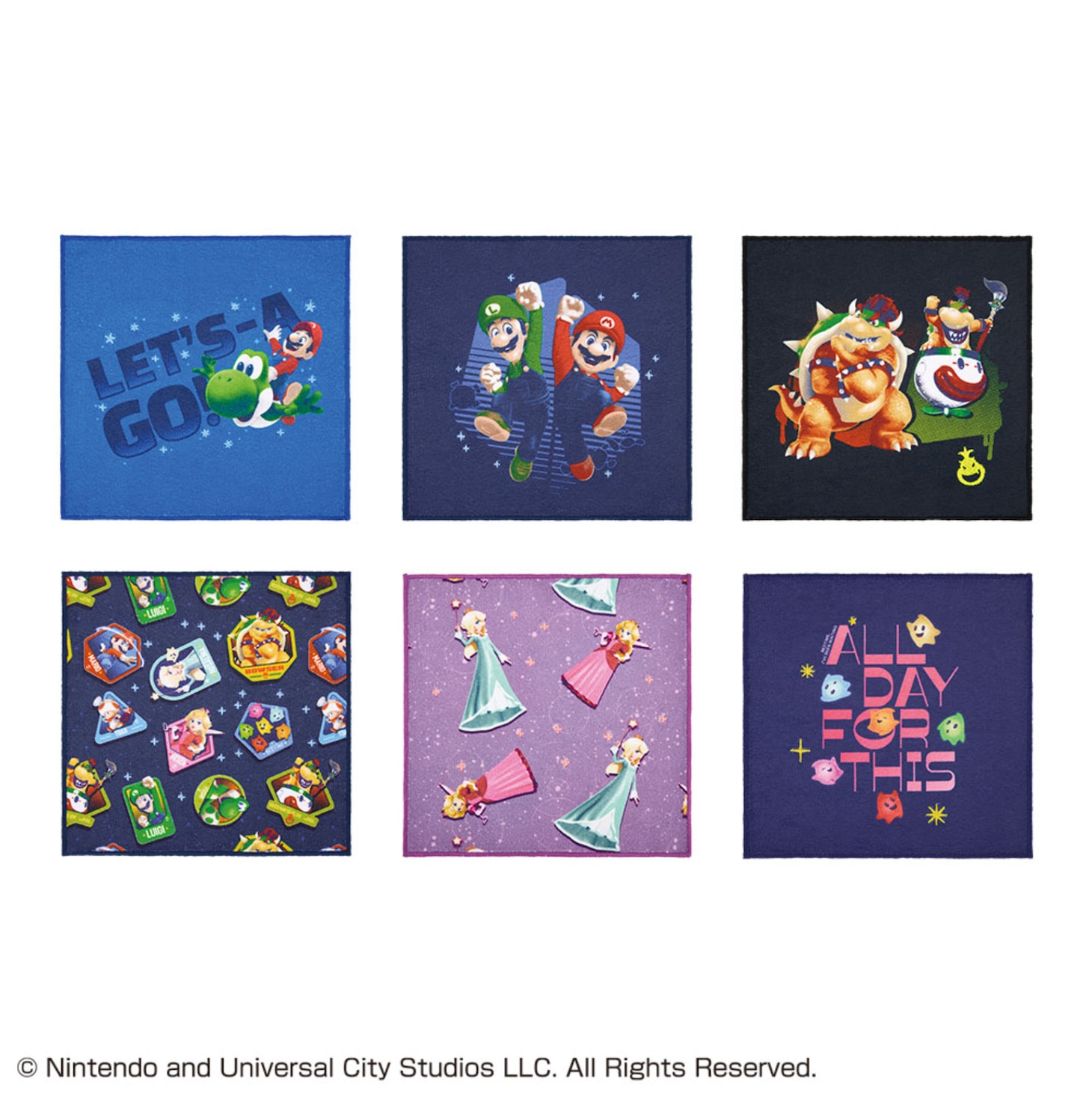 一番くじ 「ザ・スーパーマリオギャラクシー・ムービー」F賞：ハンドタオル（全6種 / 約23cm）