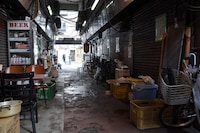 Netflixシリーズ「九条の大罪」メイキングカット