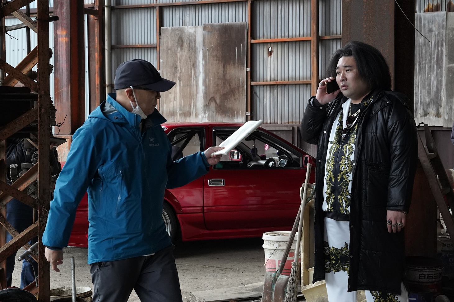 Netflixシリーズ「九条の大罪」メイキングカット