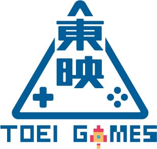 東映が新たに立ち上げたゲーム事業ブランド「東映ゲームズ」のロゴ。デザインはゲームメーカー・カイロソフトが手がけた