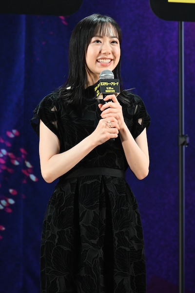 「ミステリー・アリーナ」の完成披露試写会にて、一子役の芦田愛菜