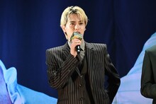 「ミステリー・アリーナ」の完成披露試写会にて、仏滅役の奥野壮