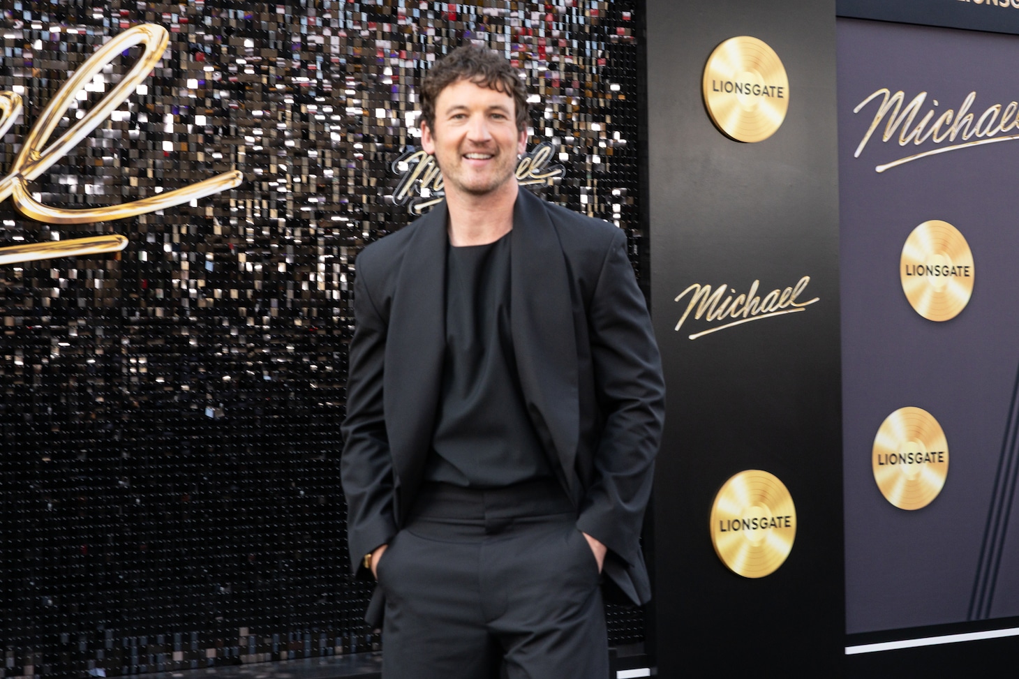 映画「Michael／マイケル」ロサンゼルスプレミアに参加したマイルズ・テラー