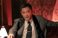 Netflixシリーズ「地獄に堕ちるわよ」場面写真。杉本哲太演じる滝口宗次郎