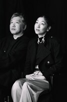 左から是枝裕和、安藤サクラ