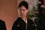 Netflixシリーズ「地獄に堕ちるわよ」より、細木数子の姉・細木明子（演：周本絵梨香）