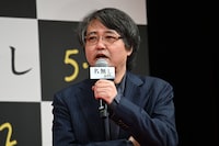 映画「名無し」完成披露試写会に登壇した城定秀夫