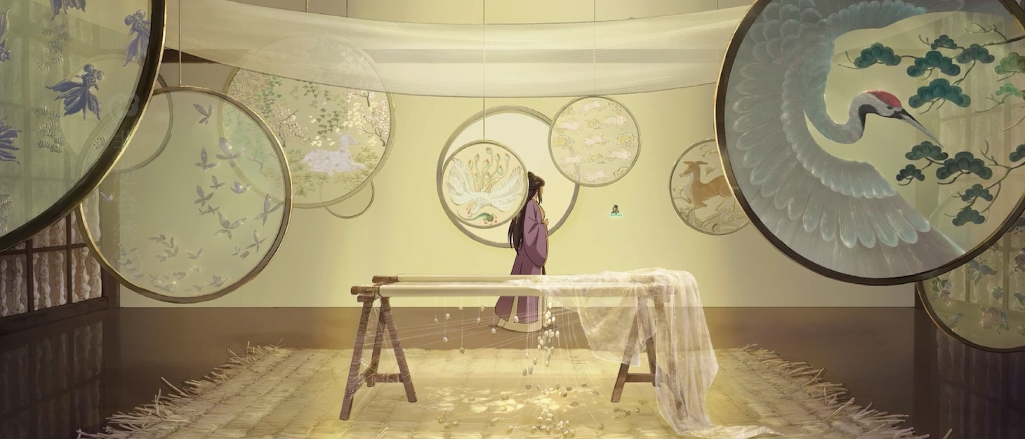 アニメーション映画「傘少女」場面カット