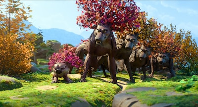 「プークーと魔法の植物」場面カット
