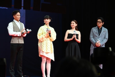 映画「正直不動産」完成披露試写会の様子