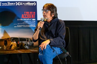 映画「シンプル・アクシデント／偶然」のトークイベントに登壇した森達也
