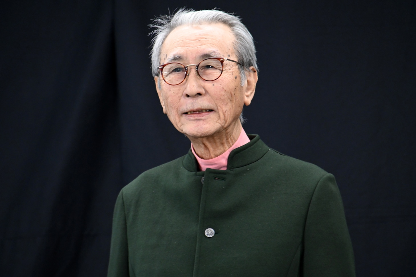 時代劇映画「腹をくくって」企画発表記者会見に出席した木村大作