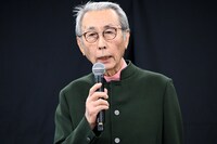 時代劇映画「腹をくくって」企画発表記者会見に出席した木村大作。「これだけのキャストが集まるのは中々のもの。この映画がこけたら日本映画は終わり、自分も終わり」と語った