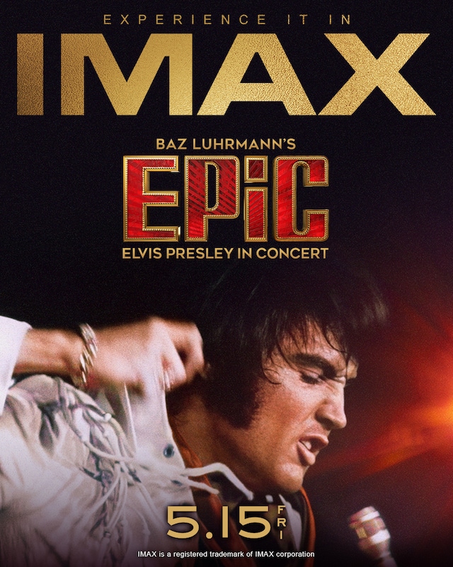 「EPiC／エピック エルヴィス・プレスリー・イン・コンサート」IMAX版ポスタービジュアル
