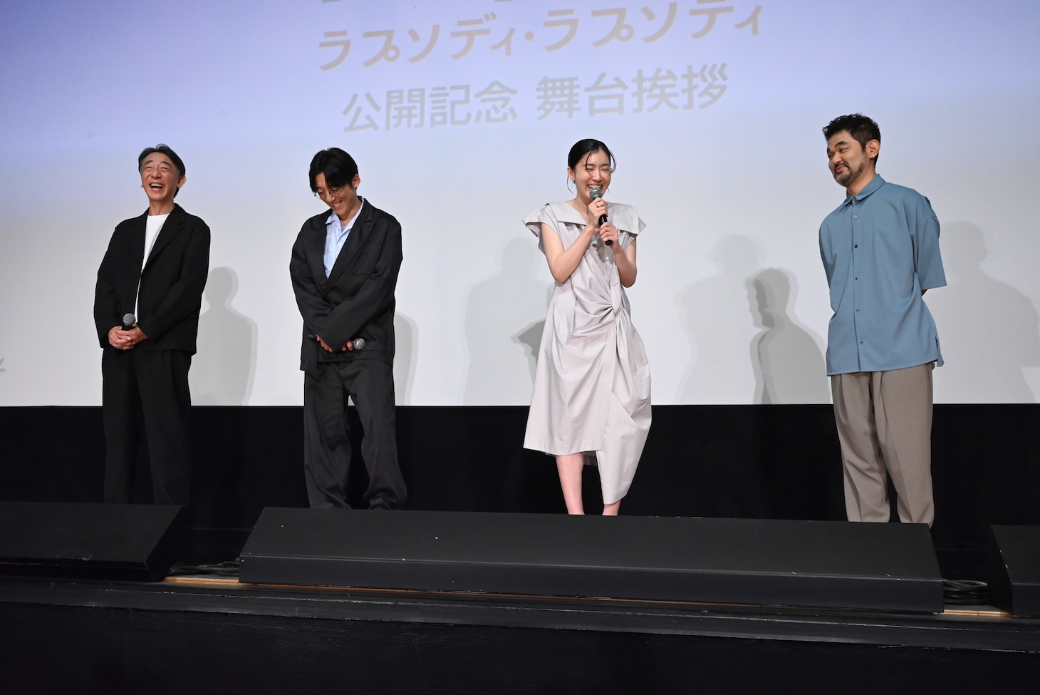 「ラプソディ・ラプソディ」公開記念舞台挨拶の様子