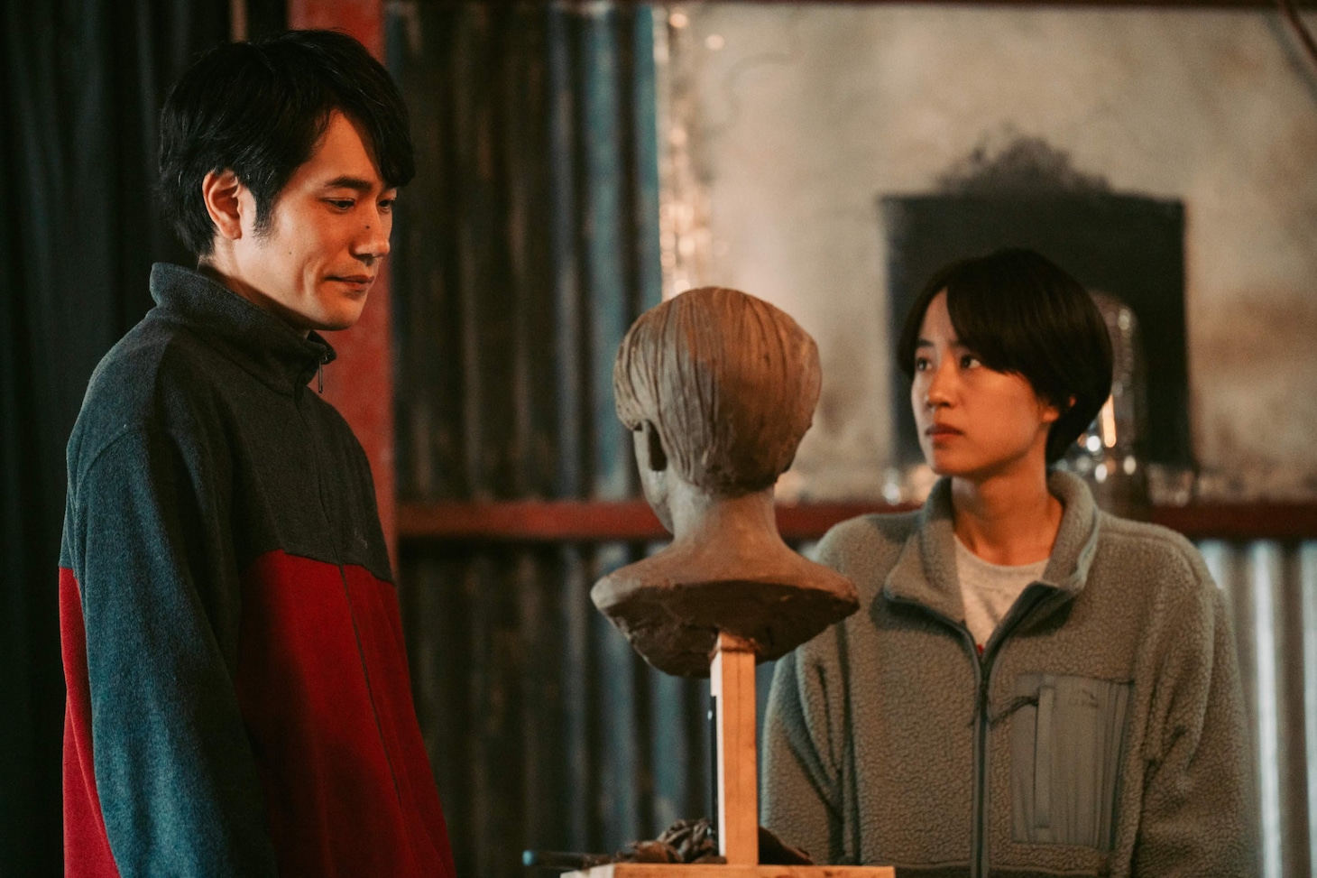 「ナギダイアリー」松たか子が作業着姿で彫刻制作中、石橋静河と松山ケンイチは言葉交わす
