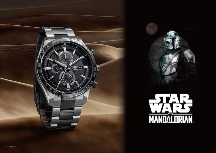スター・ウォーズ×CITIZEN ATTESA、架空の合金ベスカーをイメージした 