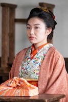 連続テレビ小説「風、薫る」より、梅岡看護婦養成所のメンバー・柳田しのぶ（演：木越明）