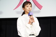 「未来」公開記念舞台挨拶に登壇した黒島結菜
