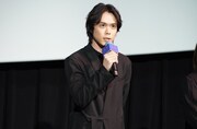 「未来」公開記念舞台挨拶に登壇した細田佳央太