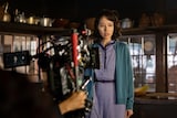 戸田恵梨香が細木数子を演じたNetflixシリーズ「地獄に堕ちるわよ」メイキングカット