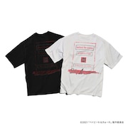 Behind the Scenesと「ベイビーわるきゅーれ」のコラボTシャツ背面。「BTS-BA-00」（左）と「BTS-BA-01」（右）
