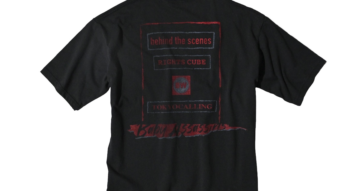 Behind the Scenesと「ベイビーわるきゅーれ」のコラボTシャツ「BTS-BA Behind the Scenes ALL Tシャツ L